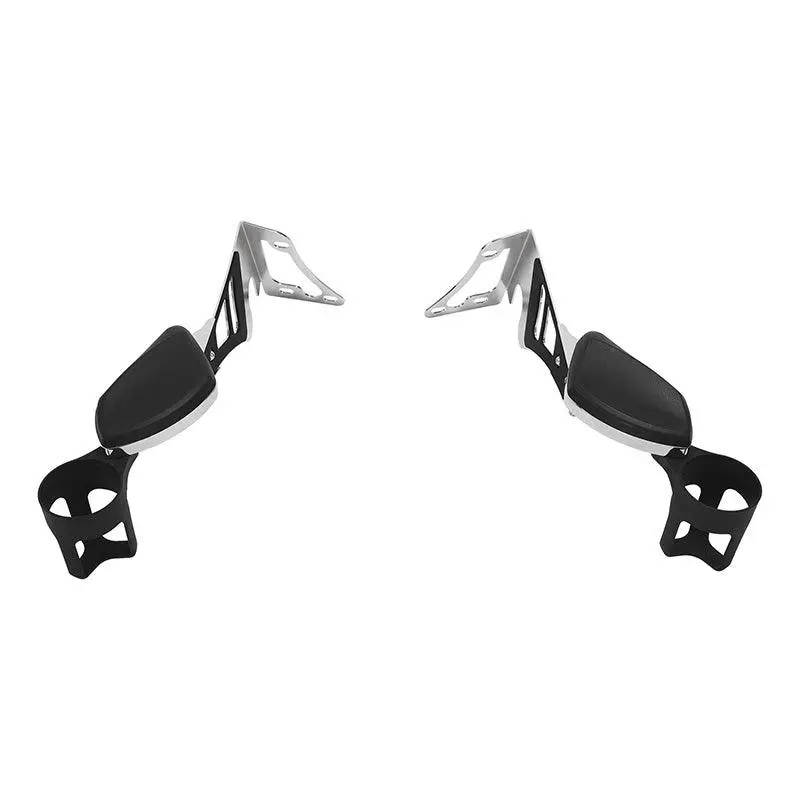 Tcmt Passenger Arm Rests & Adjustable Drink Holders Fit For Harley Touring '97-'13 Trunk 2