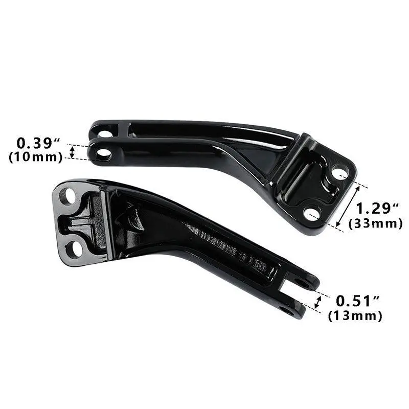 Tcmt Passenger Foot Peg Mounting Brackets Fit For Harley Dyna Glide '06-'17 2