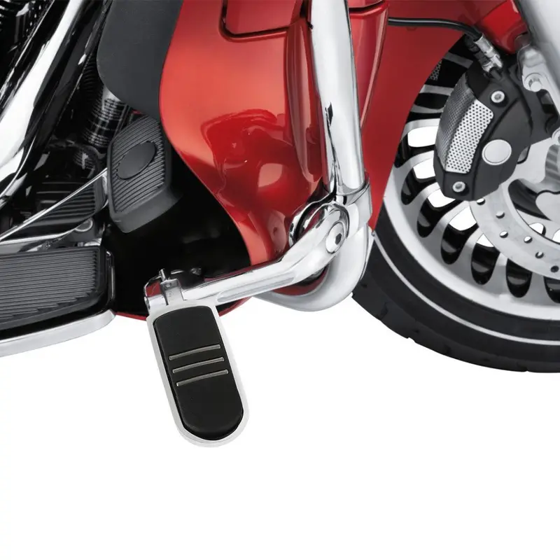 Tcmt Pegstreamliner 1-1/4" Long/Short Angled Mount Highway Engine Guard Footpegs For Harley 2