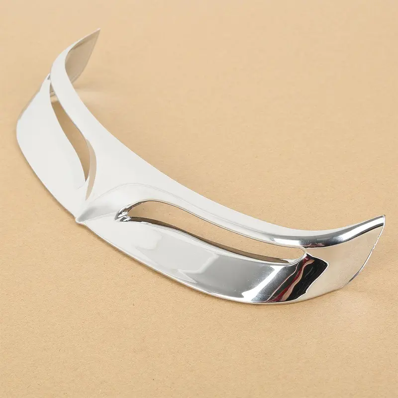Tcmt Plastic Rear Fender Edge Trim Tip Trailing Fit For Harley Flstf '07-'17 1
