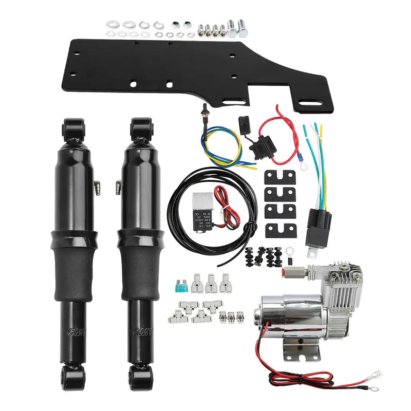 Tcmt Rear Air Ride Suspension Kit Fit For Harley Touring '94-'25 1