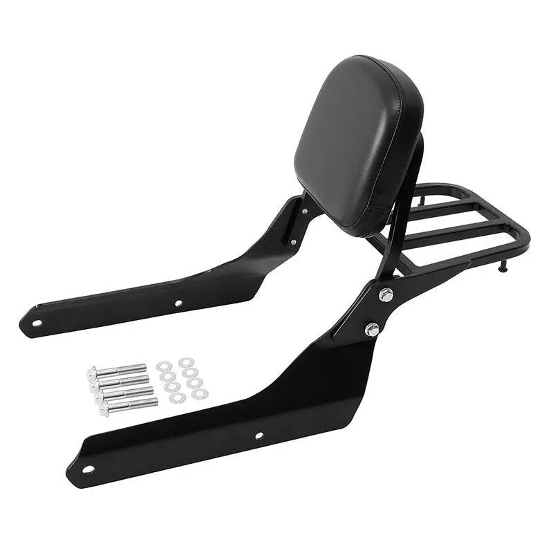 Tcmt Rear Backrest Sissy Bar Luggage Rack Fit For Honda Shadow Spirit 750 '07-'14 1