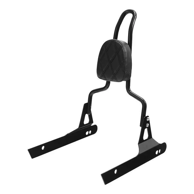 Tcmt Rear Detachable Backrest Chrome Sissy Bar Pad Fit For Harley Dyna '06-'17 2