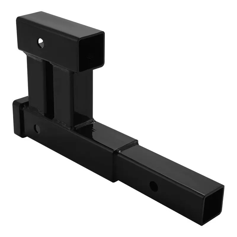 Tcmt Rear Dual 2" Trailer Hitch Receiver Rise Drop Extender Adapter Tow Truck 4000 Lb 1