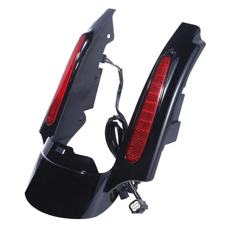 Tcmt Rear Fender Extension Fascia Led Light Fit For Harley Touring '09-'13 1