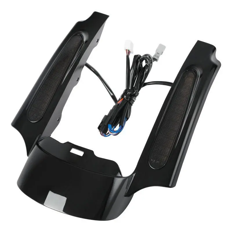Tcmt Rear Fender Extension Fascia Led Light Fit For Harley Touring '09-'13 3