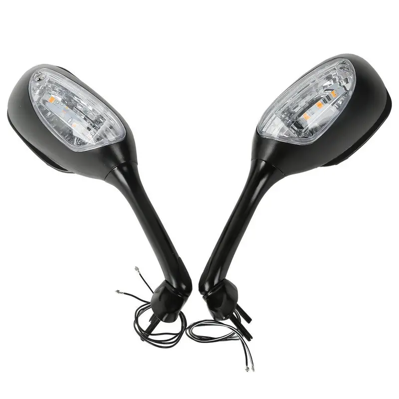 Tcmt Rear Mirrors Turn Signal Fit For Suzuki Gsxr1000 '05-'16 Gsxr600/750 '06-'25 1