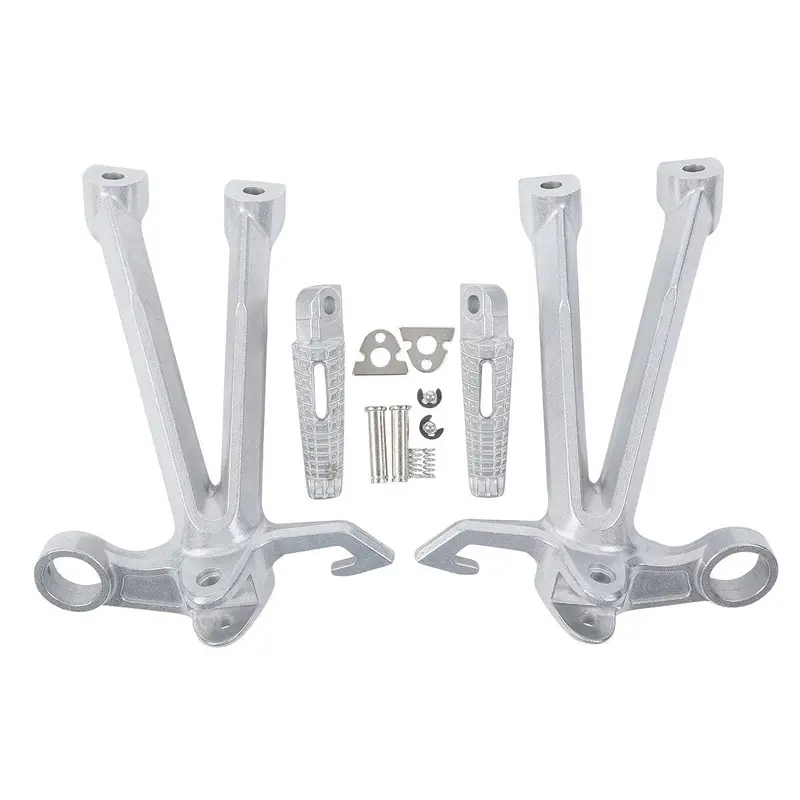 Tcmt Rear Pedals Footrests Footpegs Bracket Set Fit For Suzuki Gsxr 1000 '07-'08 1