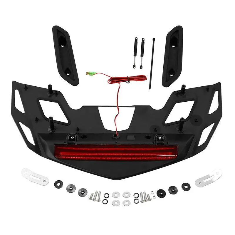 Tcmt Rear Trunk Luggage Rack W/Led Brake Light Fit For Honda Goldwing Gl1800 '21-'25 1