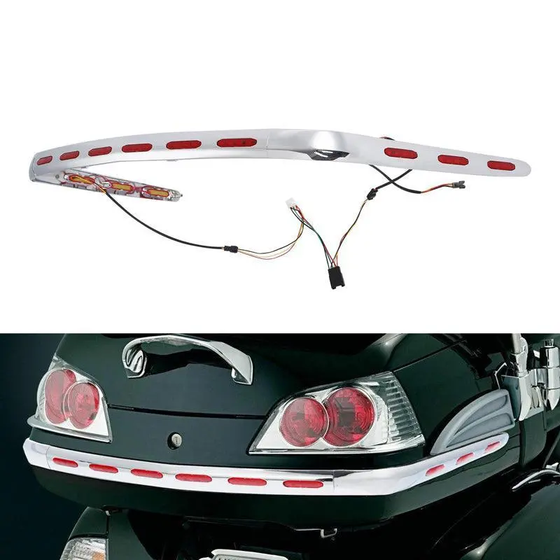 Tcmt Rear Trunk Trim Led Light Fit For Honda Goldwing Gl1800 '01-'11 2
