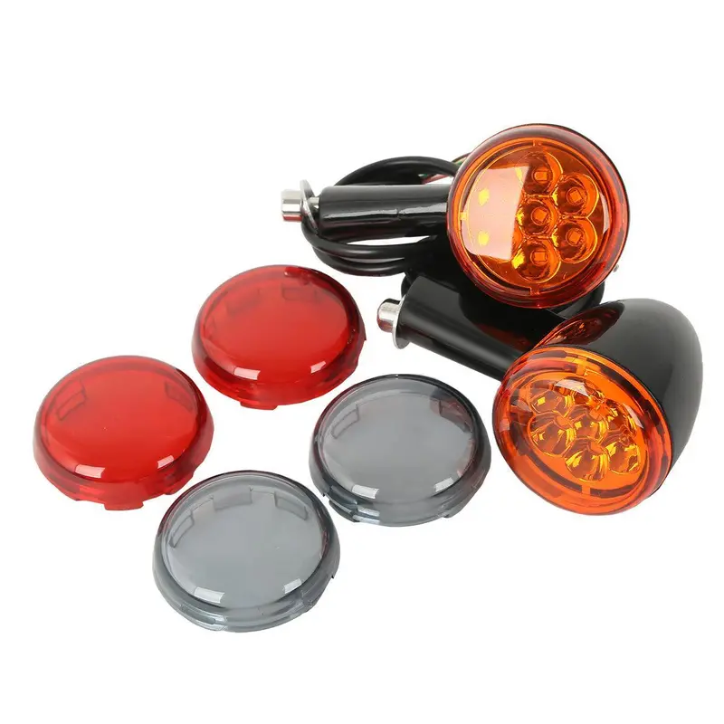 Tcmt Rear Turn Signal Lights Indicator For Harley Sportster Xl883 Xl1200 '92-Later 2