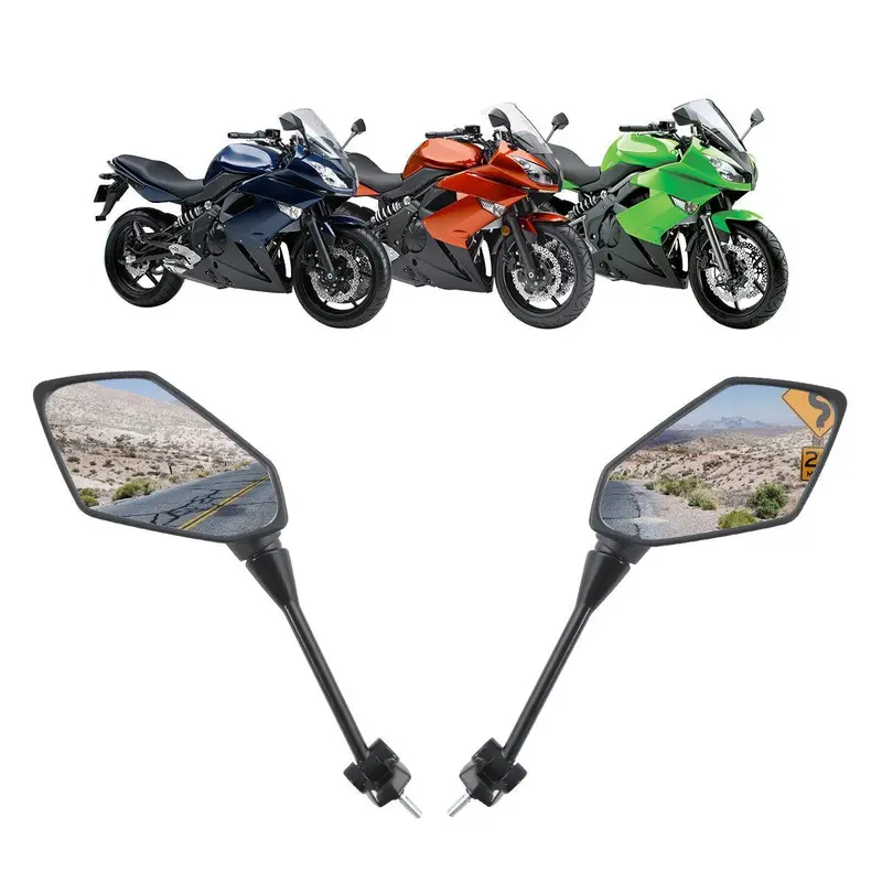 Tcmt Rear View Side Mirrors Fit For Kawasaki Ninja 650R Er6f Er-6F '09-'16 Ninja 400R '10-'14 1