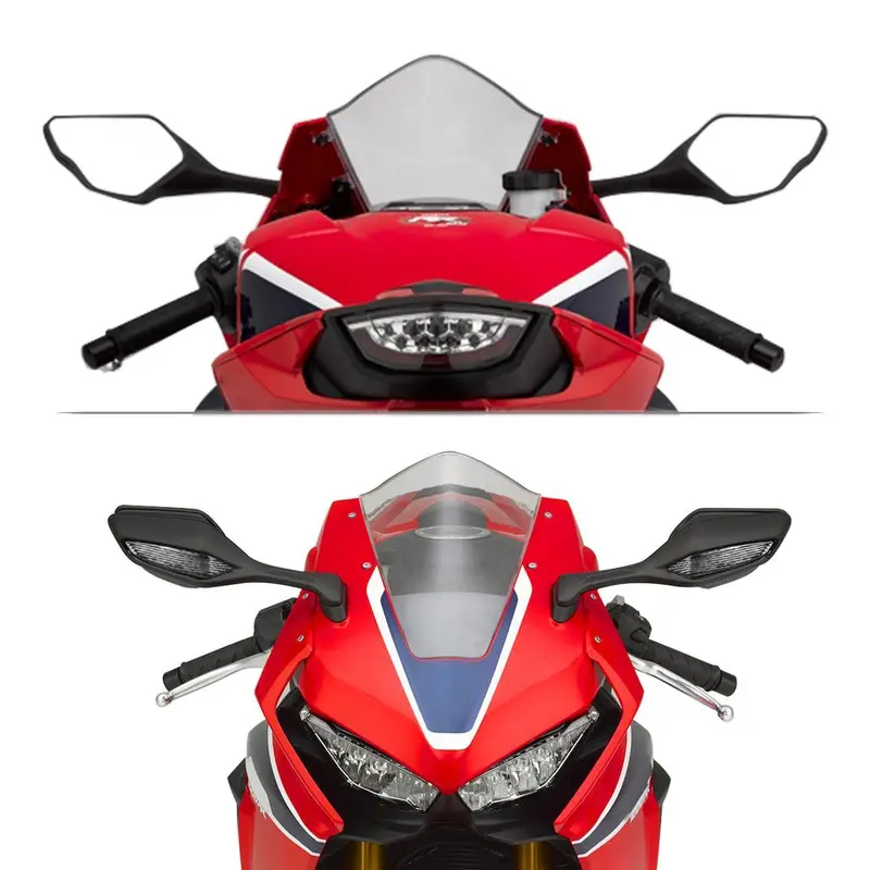 Tcmt Rear View Side Mirrors With Led Turn Signals Fit For Honda Cbr1000rr '17-'25 2