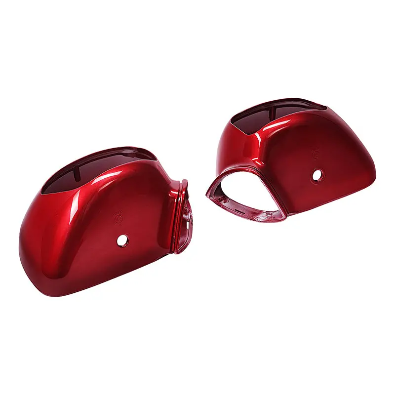 Tcmt Red Rear View Mirrors Cover Fit For Honda Goldwing 1800 '01-'17 1