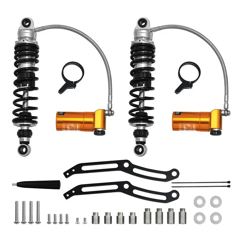 Tcmt Remote Reservoir Rear Suspension Shocks Fit For Harley Touring '14-'23.5 2