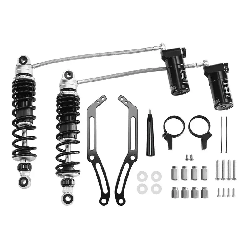 Tcmt Remote Reservoir Rear Suspension Shocks Fit For Harley Touring '23.5-'25 1