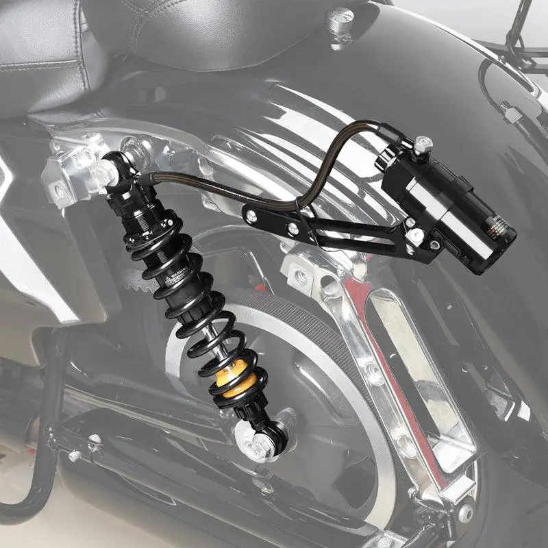 Tcmt Remote Reservoir Rear Suspensions Shock Without Trunk Fit For Harley Touring '14-'25 2