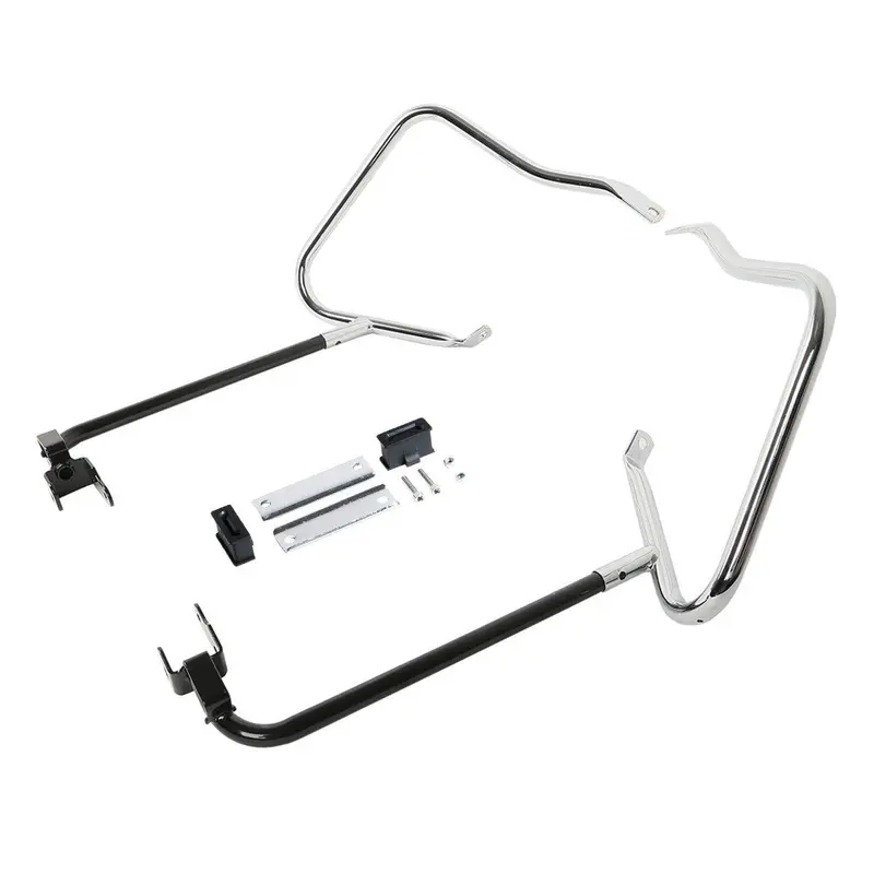 Tcmt Saddlebag Bracket Guards Bar Fit For Harley Touring '14-'23.5 2