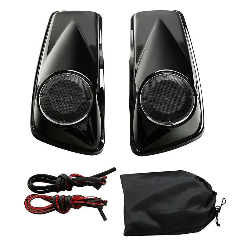 Tcmt Saddlebag Lids & 6.5" Speakers Fit For Harley Touring '14-'23.5 1