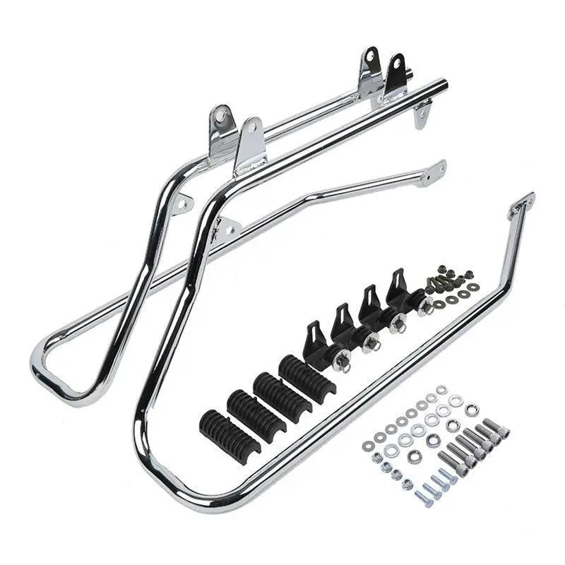 Tcmt Saddlebags Conversion Brackets Kit Fit For Harley Softail '84-'17 2
