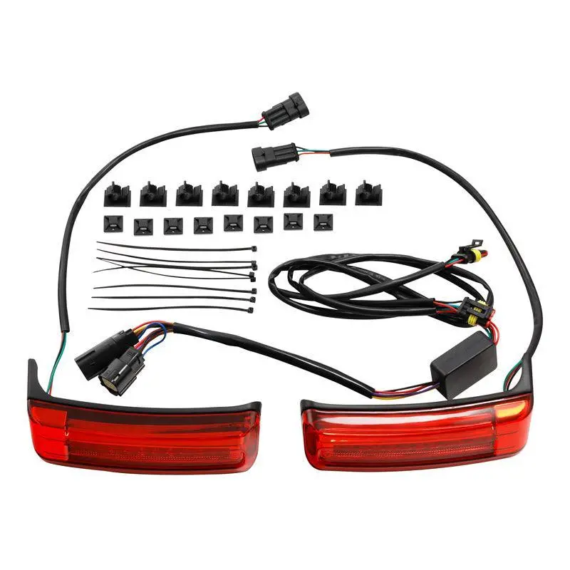 Tcmt Saddlebags Led Brake Run Turn Signals Lights Fit For Harley Touring '14-'23.5 1