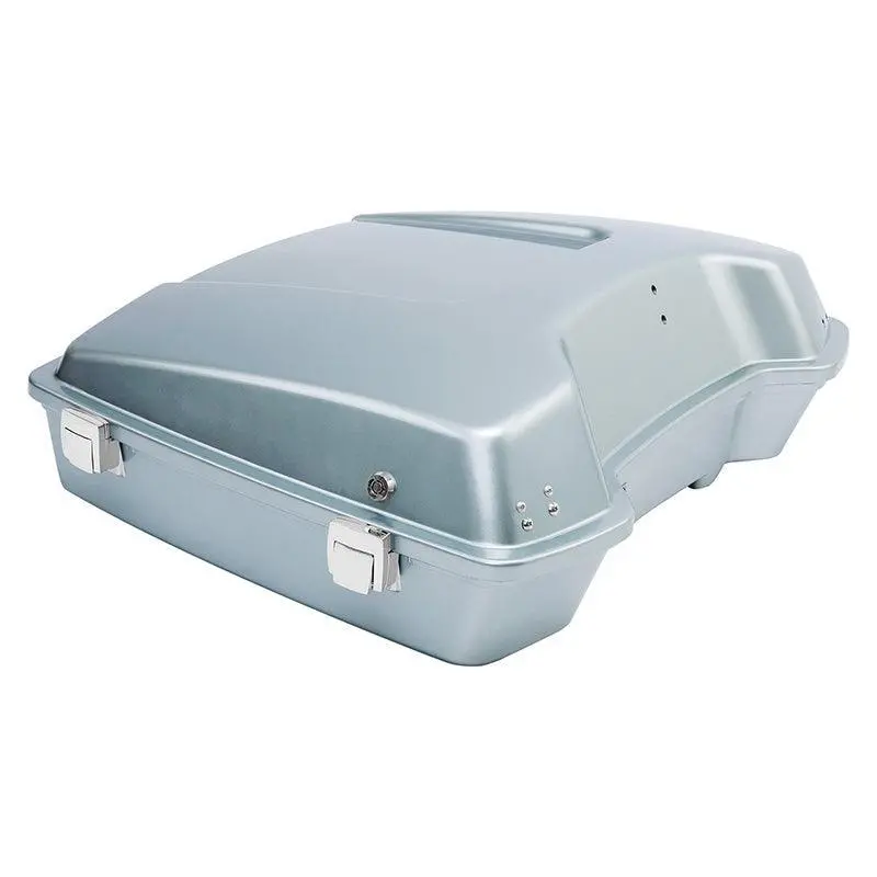 Tcmt Silver Razor Trunk Fit For Harley Touring '97-'13 1