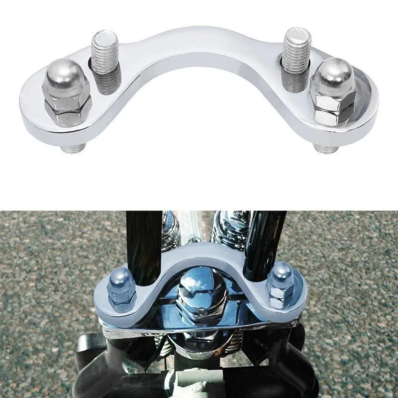 Tcmt Springer Handlebar Tree Adapter Top Clamp 3-1/2" 4-3/4" Riser Fit For Harley 2