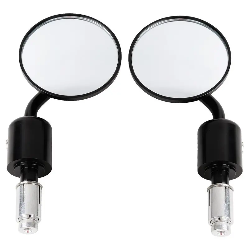 Tcmt Universal 7/8" Rearview Mirror Handle Bar End Fit For Honda Kawasaki Yamaha Suzuki 1