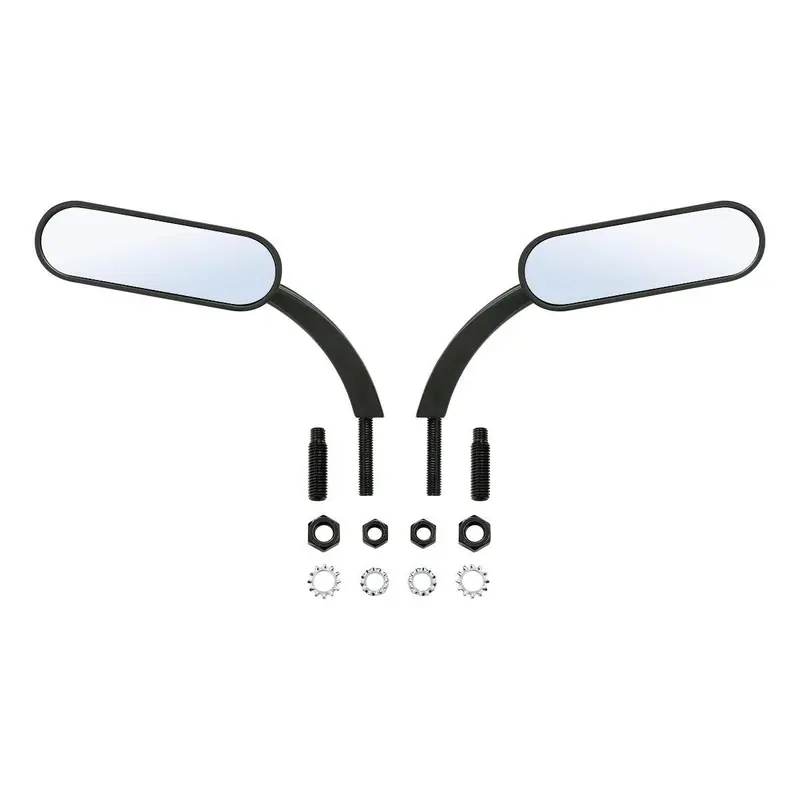 Tcmt Universal 8Mm 10Mm M8 M10 Mini Oval Rear View Mirrors Fit For Harley Touring Softail Dyna Sportster 1
