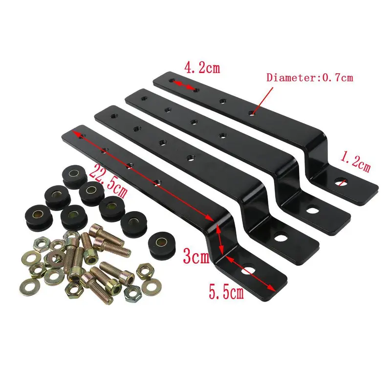 Tcmt Universal Motorcycle Hard Saddlebag Mounting Kit Fit For Harley Touring 2