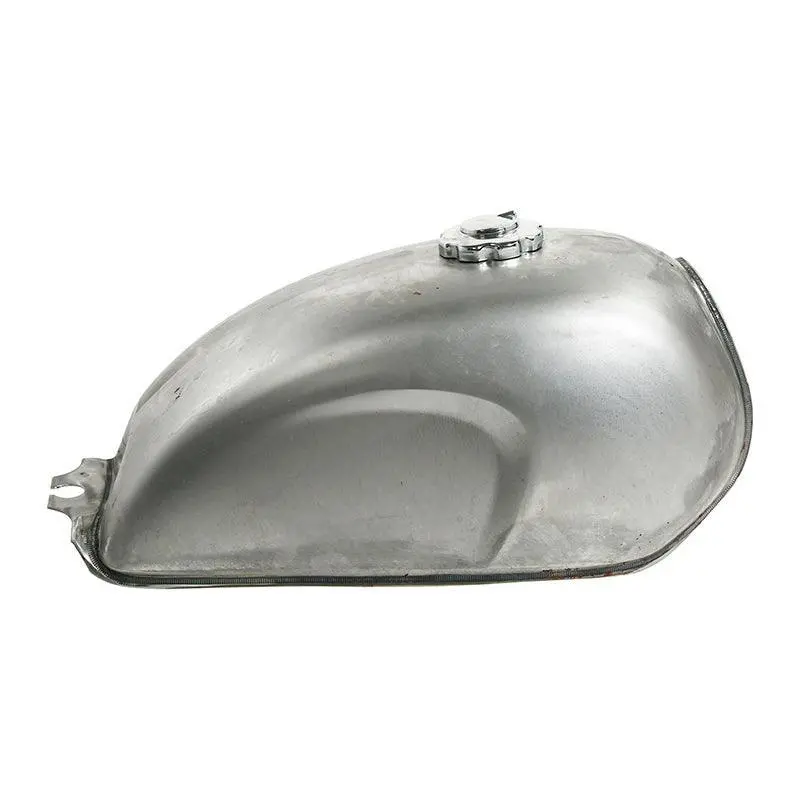 Tcmt Unpainted 9L 2.4 Gallon Motorcycle Fuel Gas Tank Cap Tap Fit For Honda Cafe Racer Custom 1