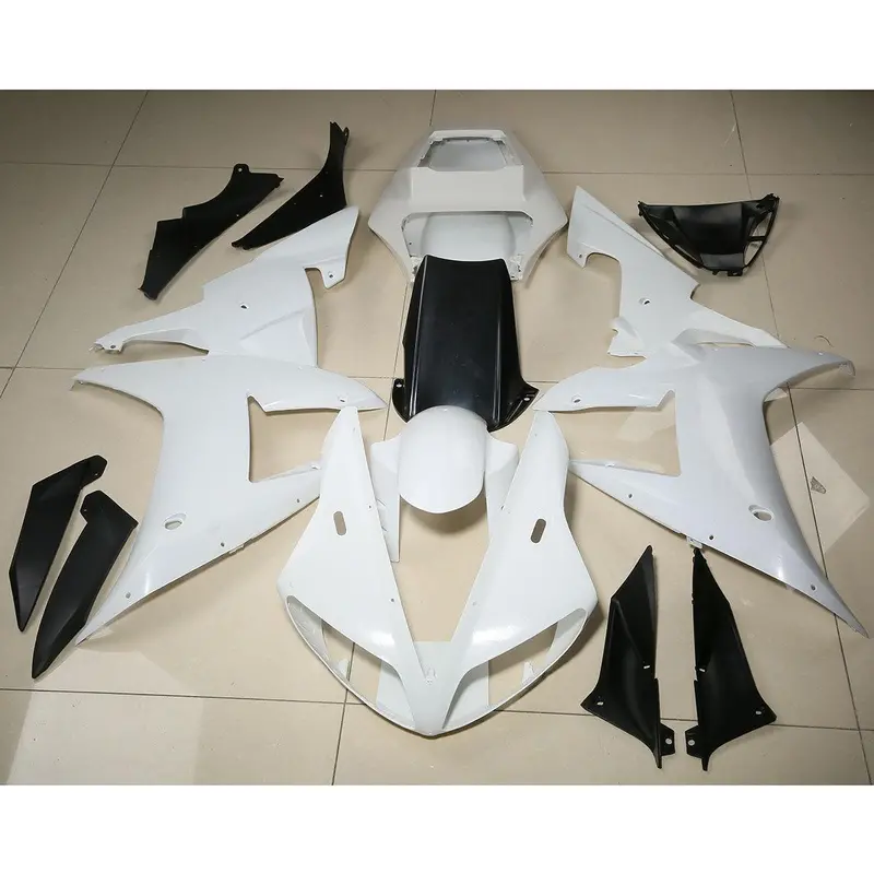 Tcmt Unpainted Plastic Fairing Bodywork Screen Set Fit For Yamaha Yzf R1 '02-'03 1