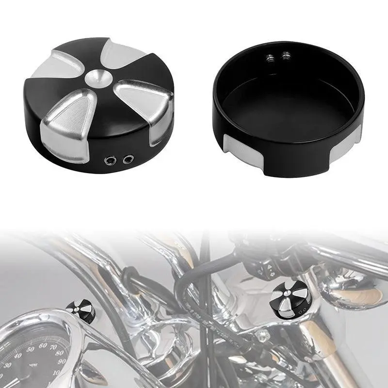 Tcmt Upper Fork Stem Nut Cover Fit For Harley Sportster '14-'22 Dyna '11-'17 2