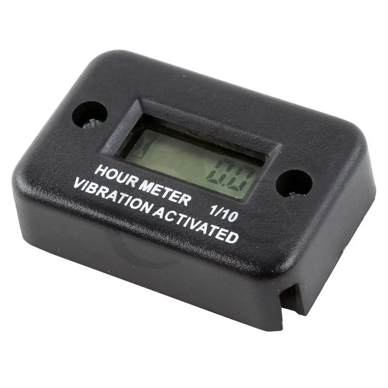 Tcmt Vibration Hour Meter Fit For Atv Snowmobile Motorcycle Boat Stroke Gas Engine 1
