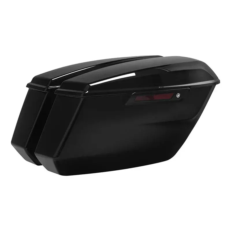 Tcmt Vivid Black Hard Saddlebags Fit For Harley Cvo Road Glide Street Glide '23-'25 2