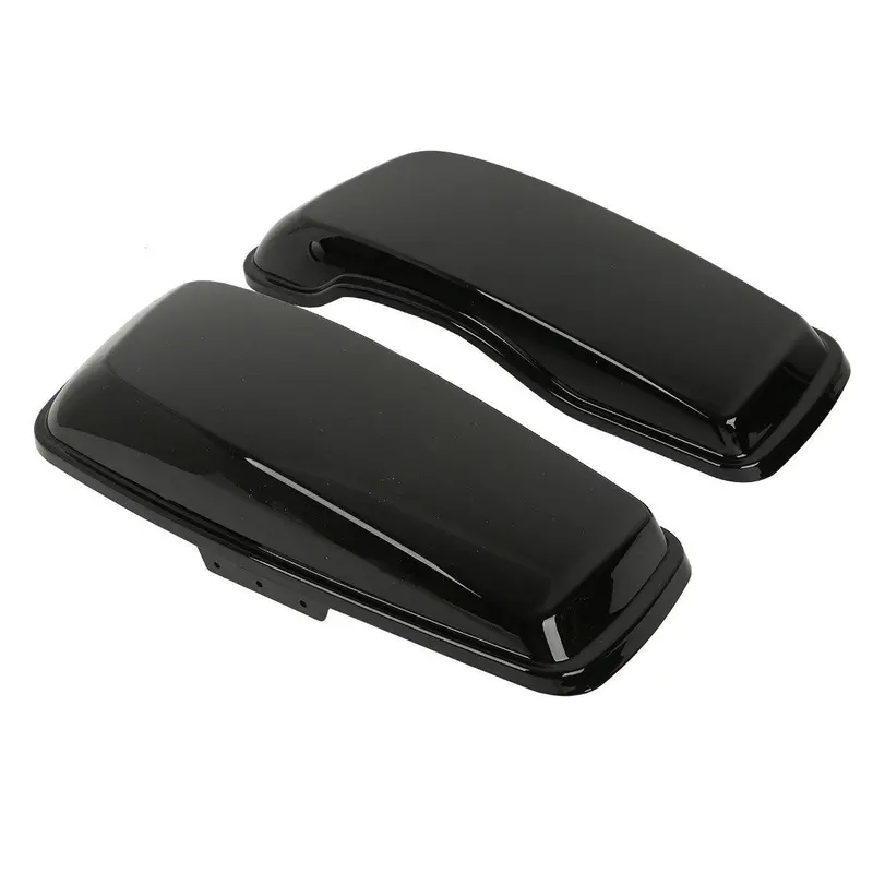 Tcmt Vivid Black Saddlebag Lids Fit For Harley Touring '14-'23.5 1