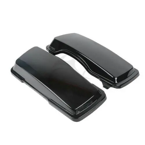 Tcmt Vivid Black Saddlebag Lids Fit For Harley Touring '93-'13 1