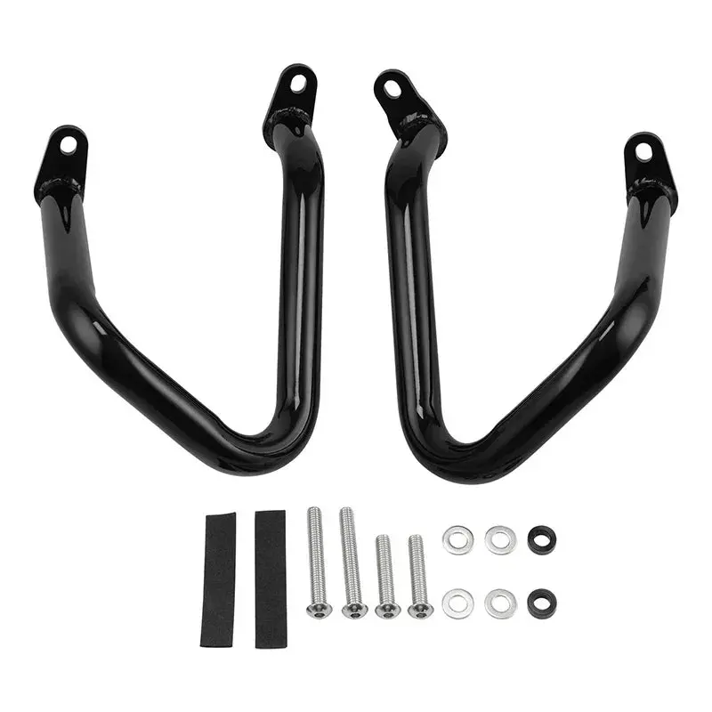 Tcmt Vivid Black Saddlebag Support Guards Fit For Harley Sport Glide '18-'25 1