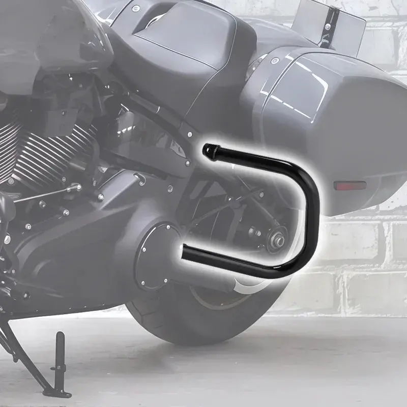 Tcmt Vivid Black Saddlebag Support Guards Fit For Low Rider S Fxlrs '20-'25 2