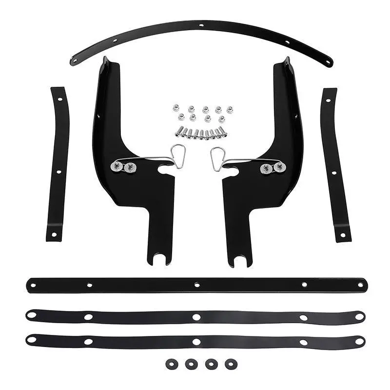 Tcmt Windshield Bracket Mount Set Fit For Harley Road King '94-'24 1