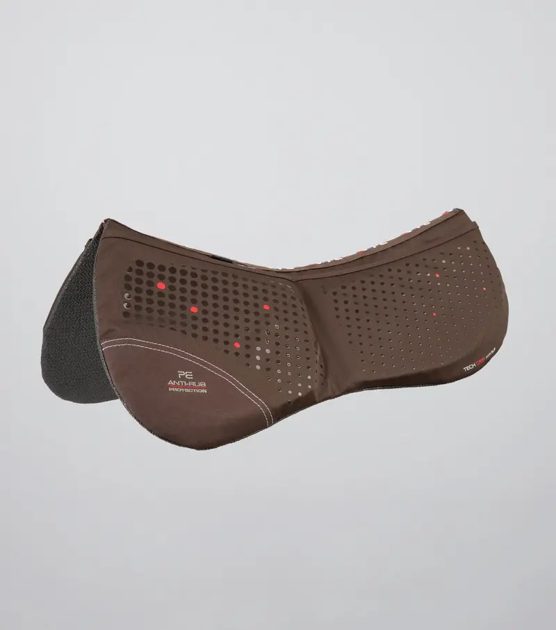 Tech Grip Pro Anti-Slip Correction Saddle Pad Brown 1