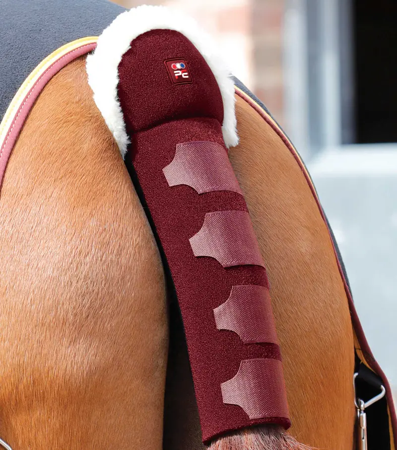 Techno Wool Anti-Slip Tail Guard Burgundy 1