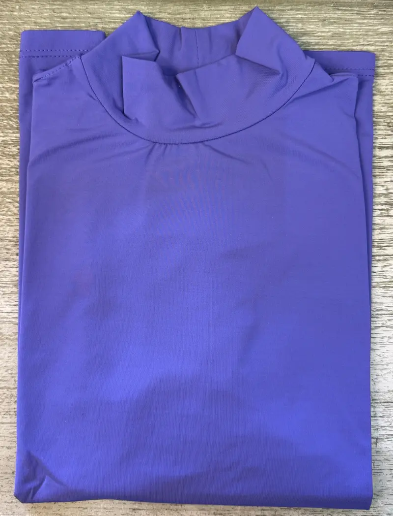 The Tailored Sportsman Long-Sleeve Mock Neck Top – Polished Riding Layer