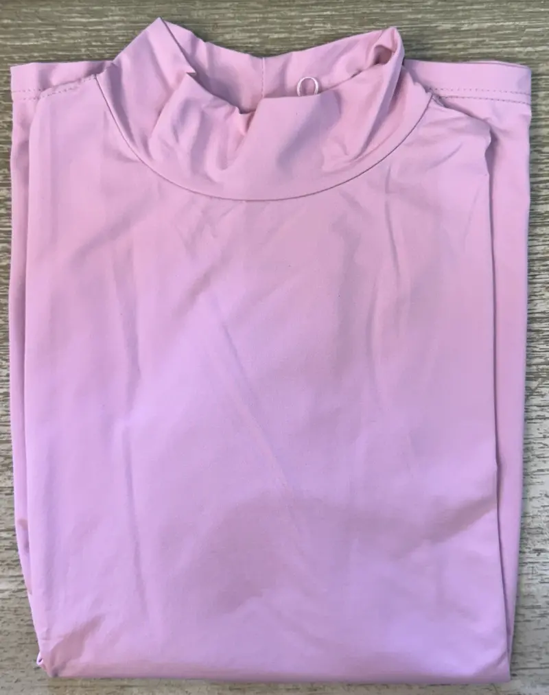The Tailored Sportsman Long-Sleeve Mock Neck Top – Polished Riding Layer