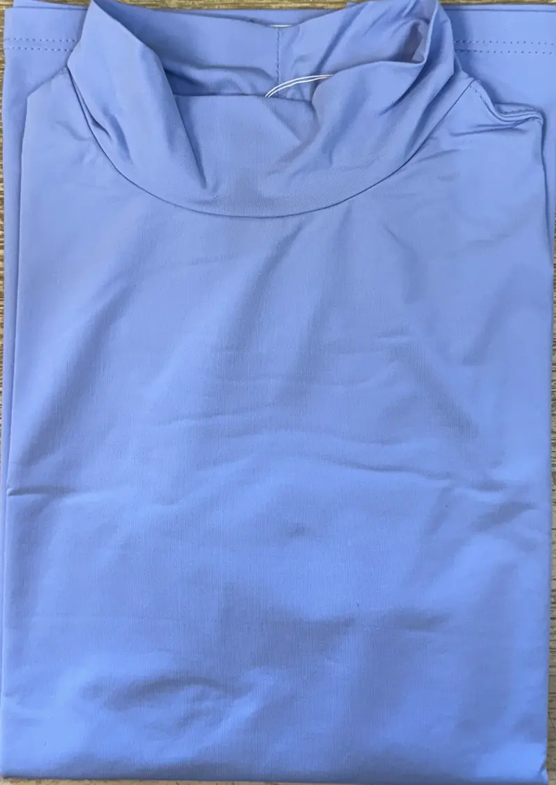 The Tailored Sportsman Long-Sleeve Mock Neck Top – Polished Riding Layer