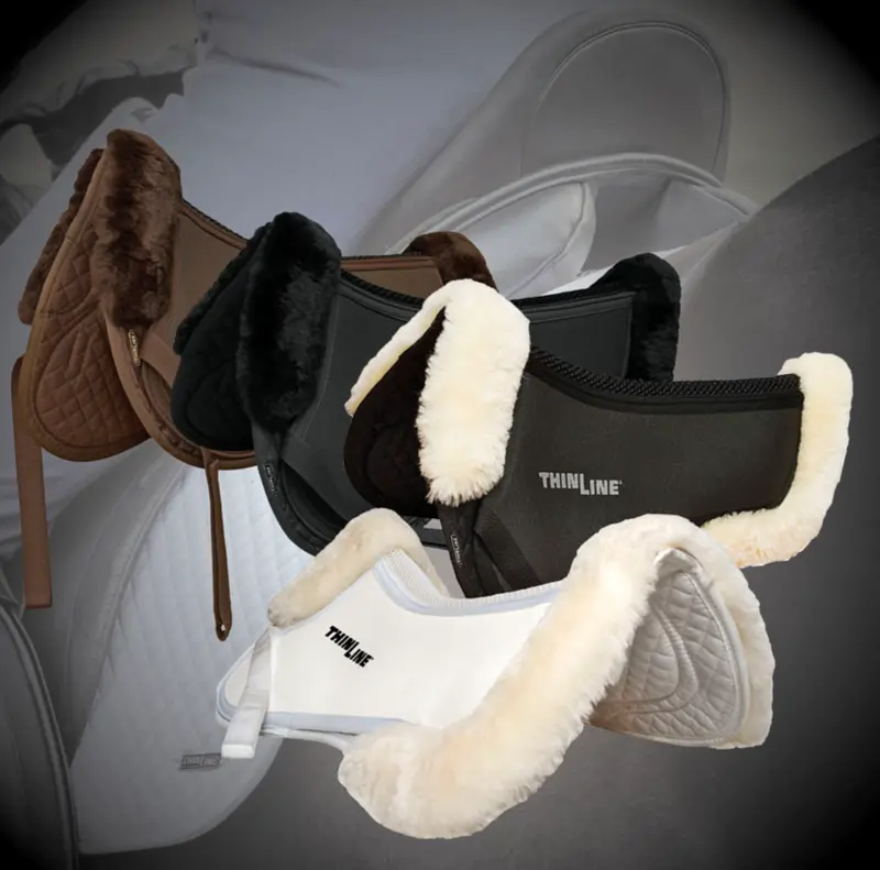 Thinline Trifecta Half Pad With Sheepskin Rolls 1
