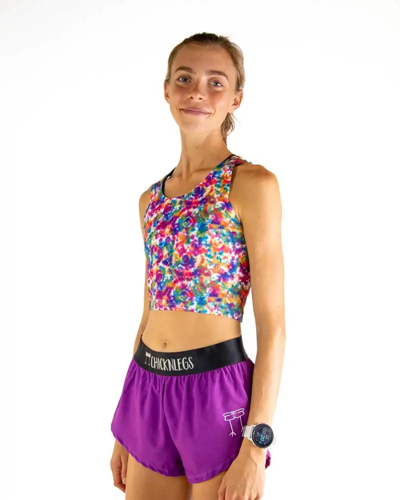 Tie-Dye Pwr Crop Top 1