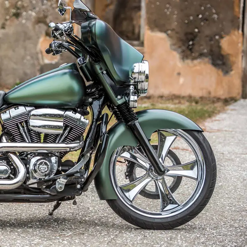 Tire Hugger Front Fender For H-D® 1983-2013 Street Glide, Road Glide And Road King 1