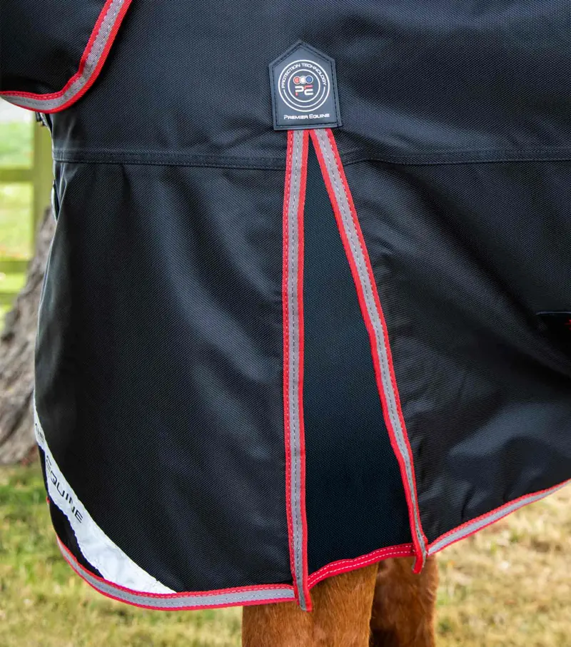 Titan 100G Turnout Rug With Snug-Fit Neck Cover Black 4