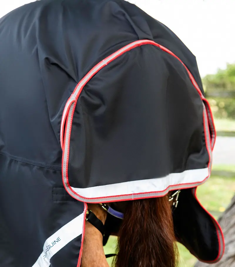 Titan 100G Turnout Rug With Snug-Fit Neck Cover Black 5
